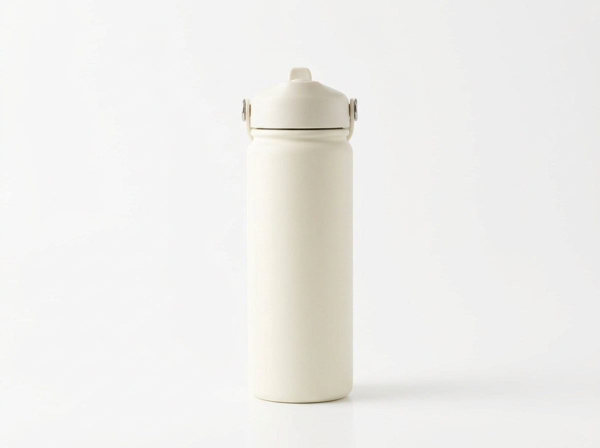 Thermal Water Bottle Off-White 18oz