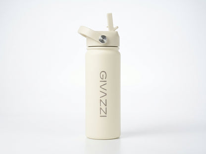 Thermal Water Bottle Off-White 18oz