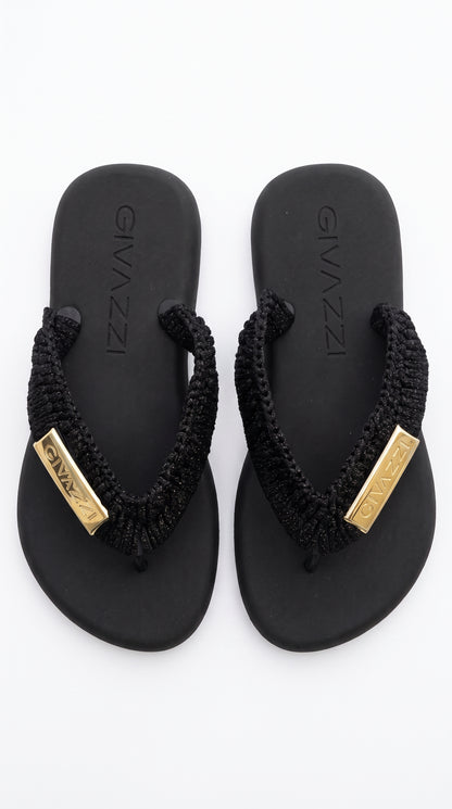 Givazzi NY Black - Couture Sparkle Crochet